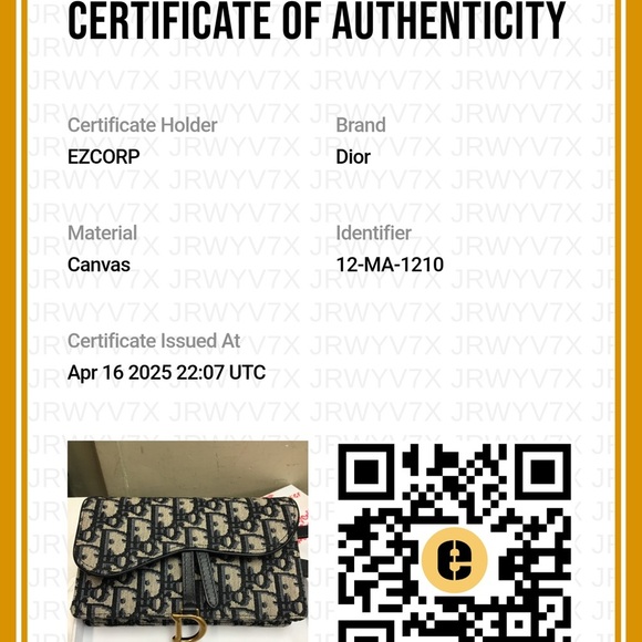 Dior Blue and Cream Women's Belt Bag - Picture 12 of 12